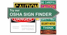 OSHA safety signs