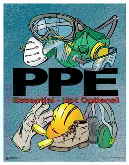 PPE Essential Not Optional Poster CS772367