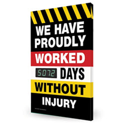 Days without injury scoreboard CS436418