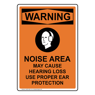 OSHA Hearing PPE sign